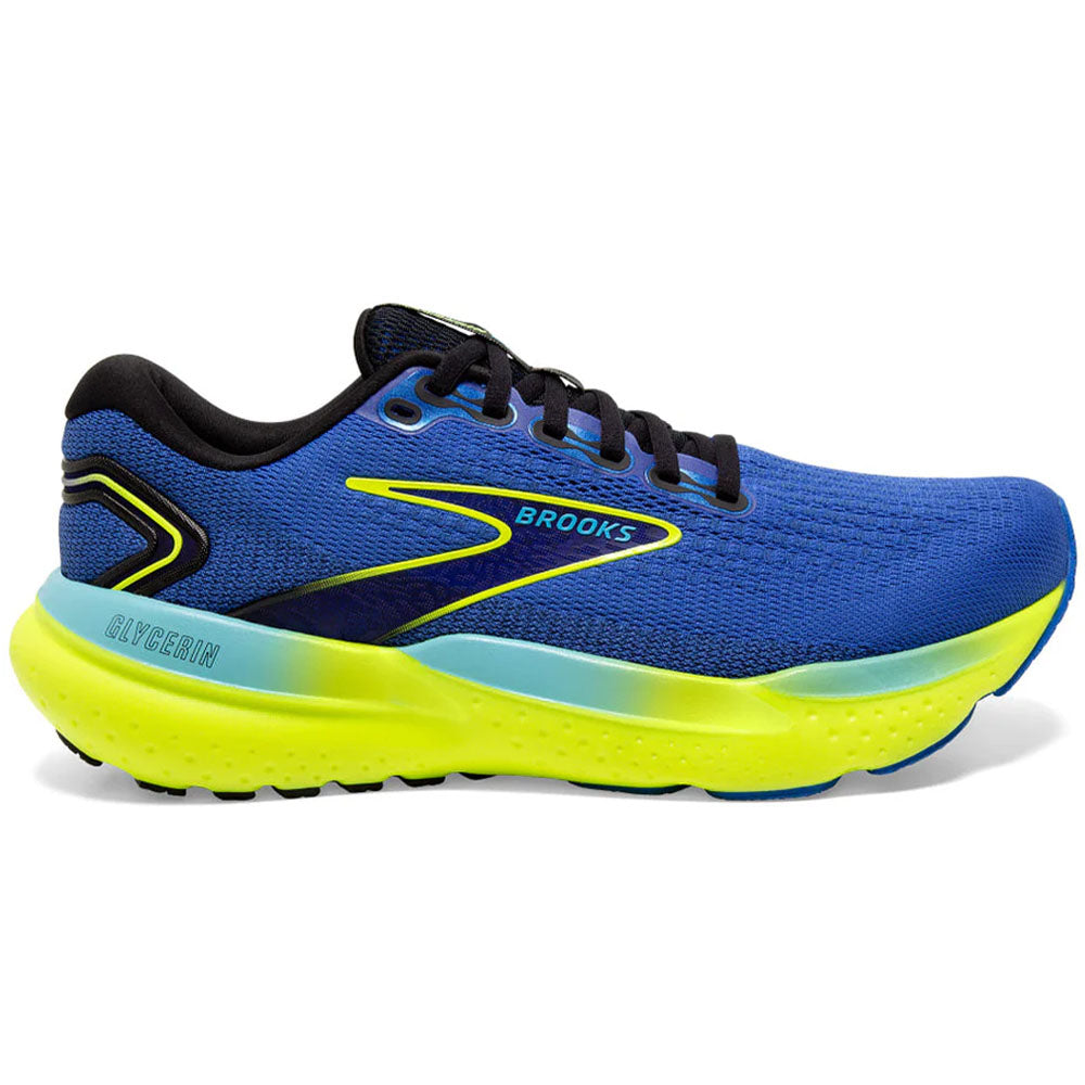 Men's Brooks Glycerin 21, Blue/Nightlife/Black, 8.5 D Medium