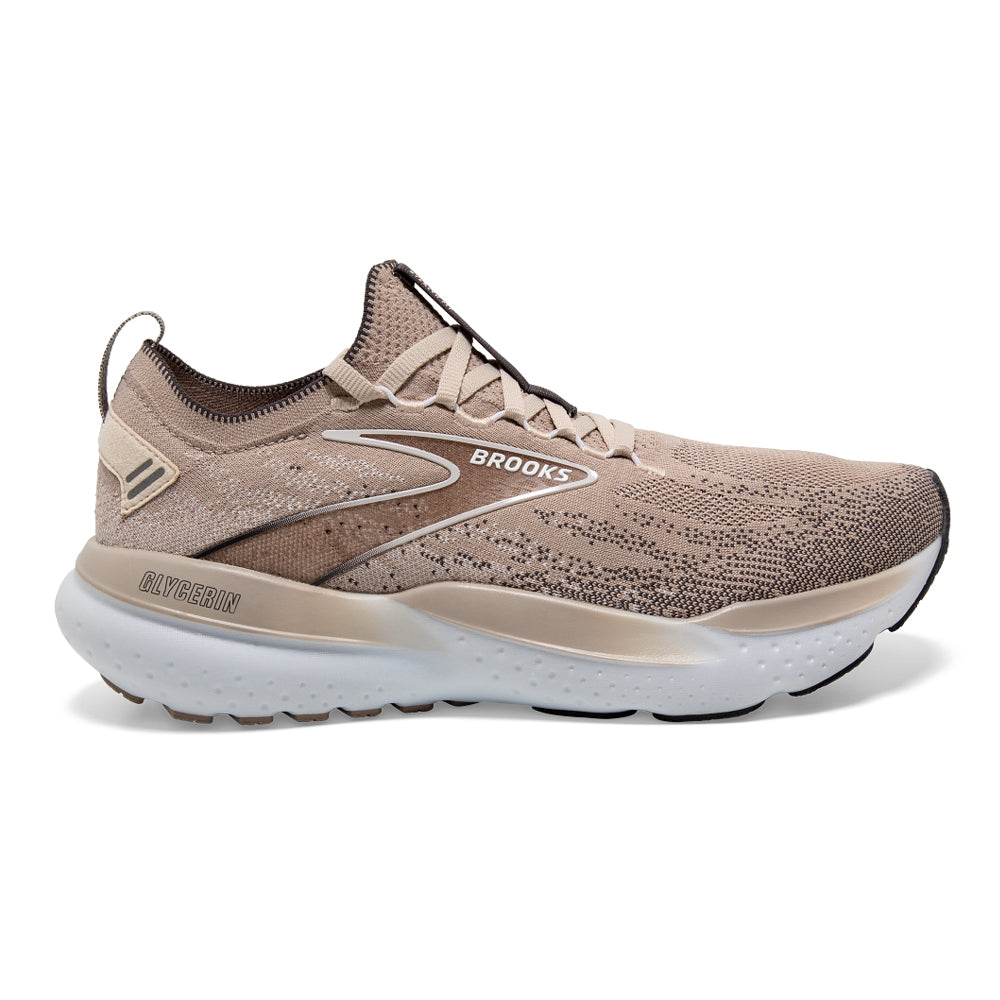 Men's Brooks Glycerin StealthFit 21, Chateau Grey/Forged Iron, 9.5 D Medium