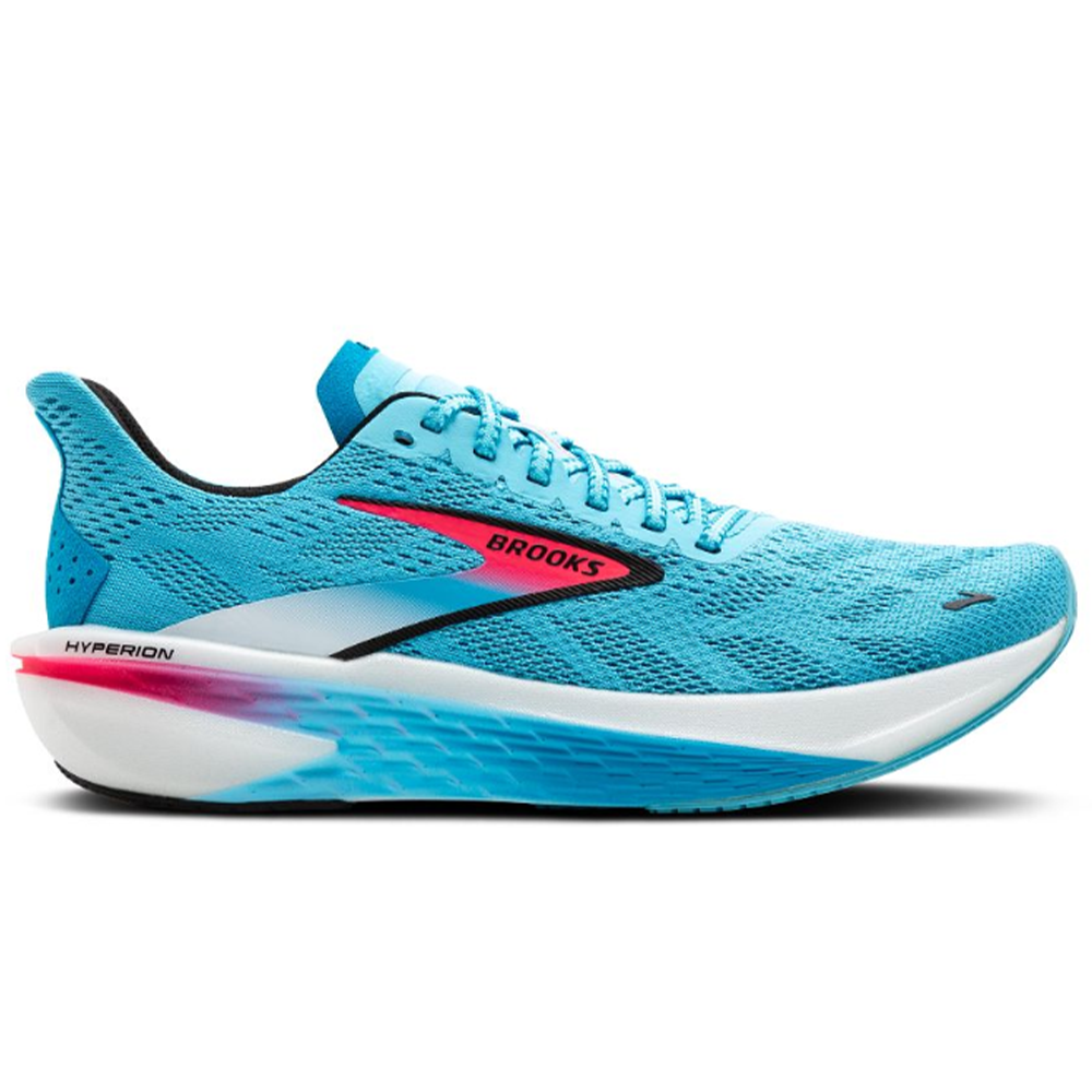 Men's Brooks Hyperion 2, Crystal Seas/Diva Pink/Black, 7.5 D Medium