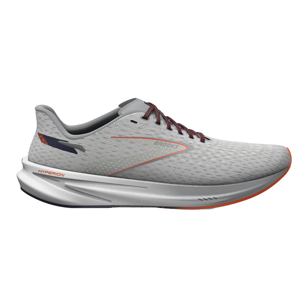 Men's Brooks Hyperion, Oyster Mushroom/Black Iris, 8.5 D Medium