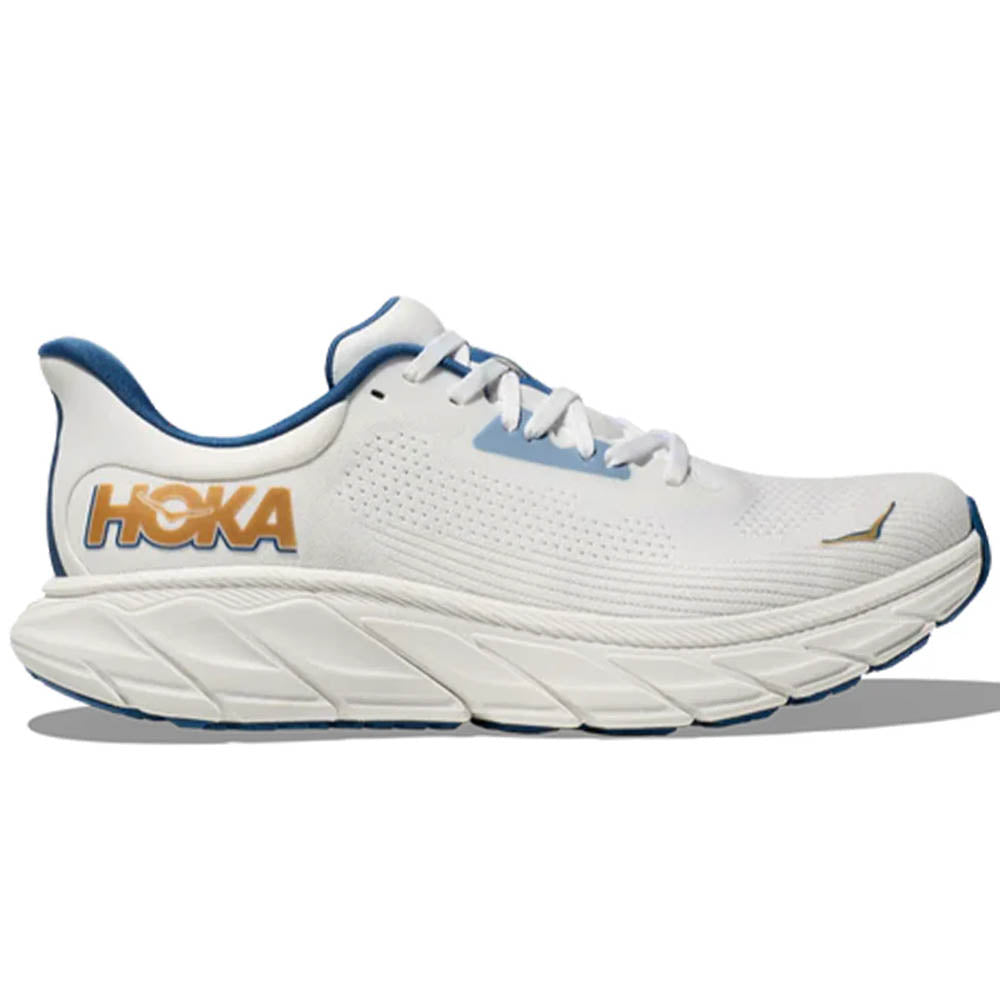 Men's Hoka Arahi 7, Frost/Gold, 12 D Medium