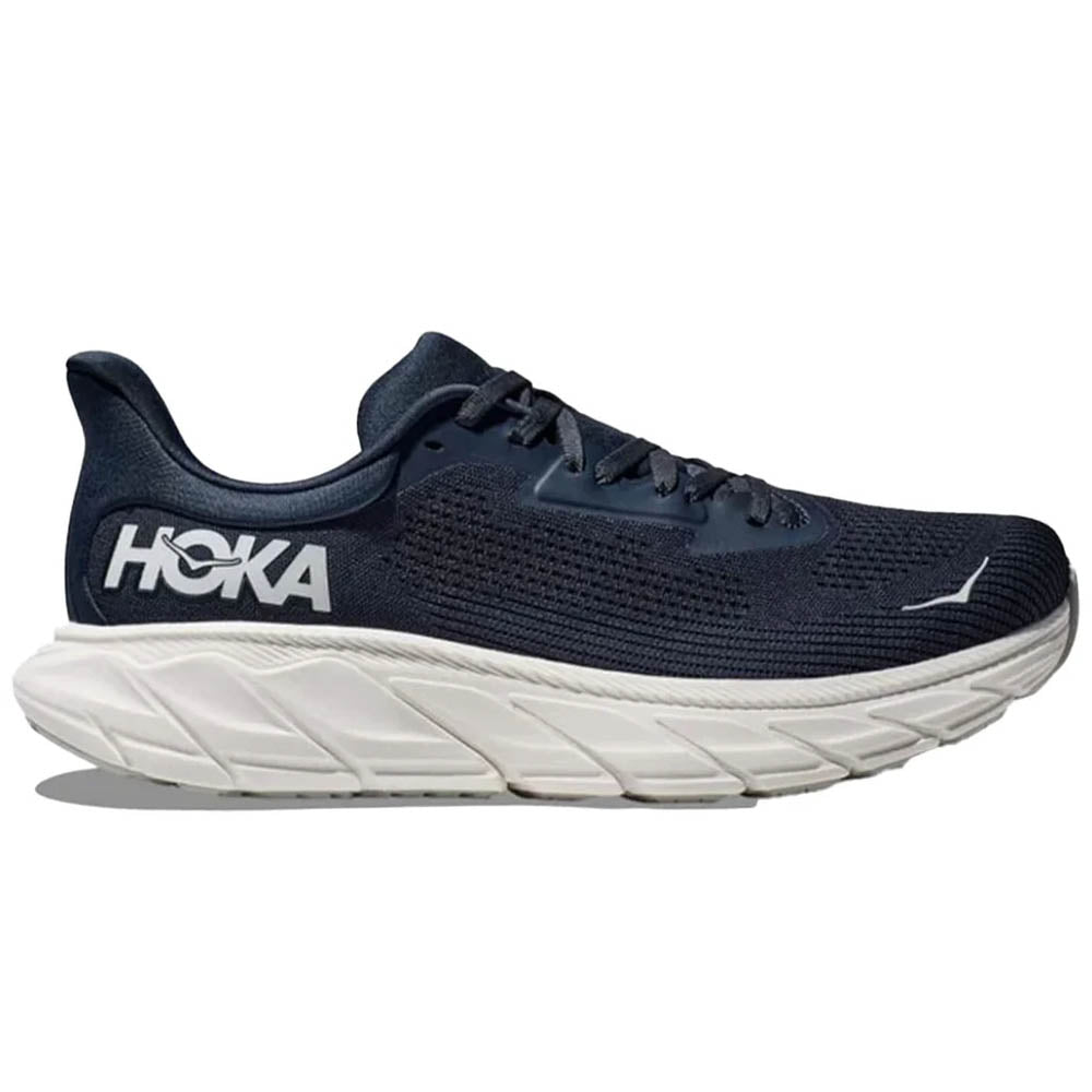Men's Hoka Arahi 7, Outer Space/White, 8 D Medium