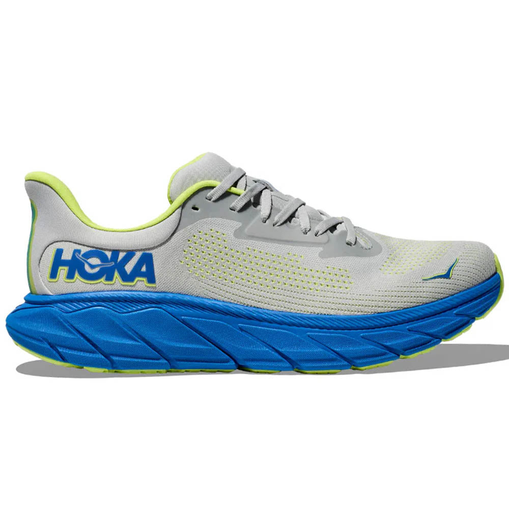 Men's Hoka Arahi 7, Stardust/Electric Cobalt, 10.5 D Medium