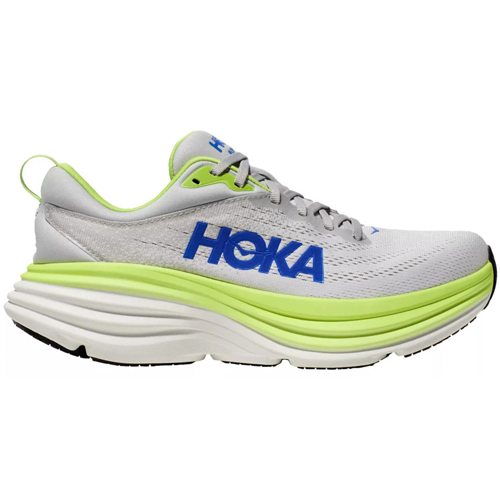 Men's Hoka Bondi 8, Stardust/Lettuce, 11.5 D Medium