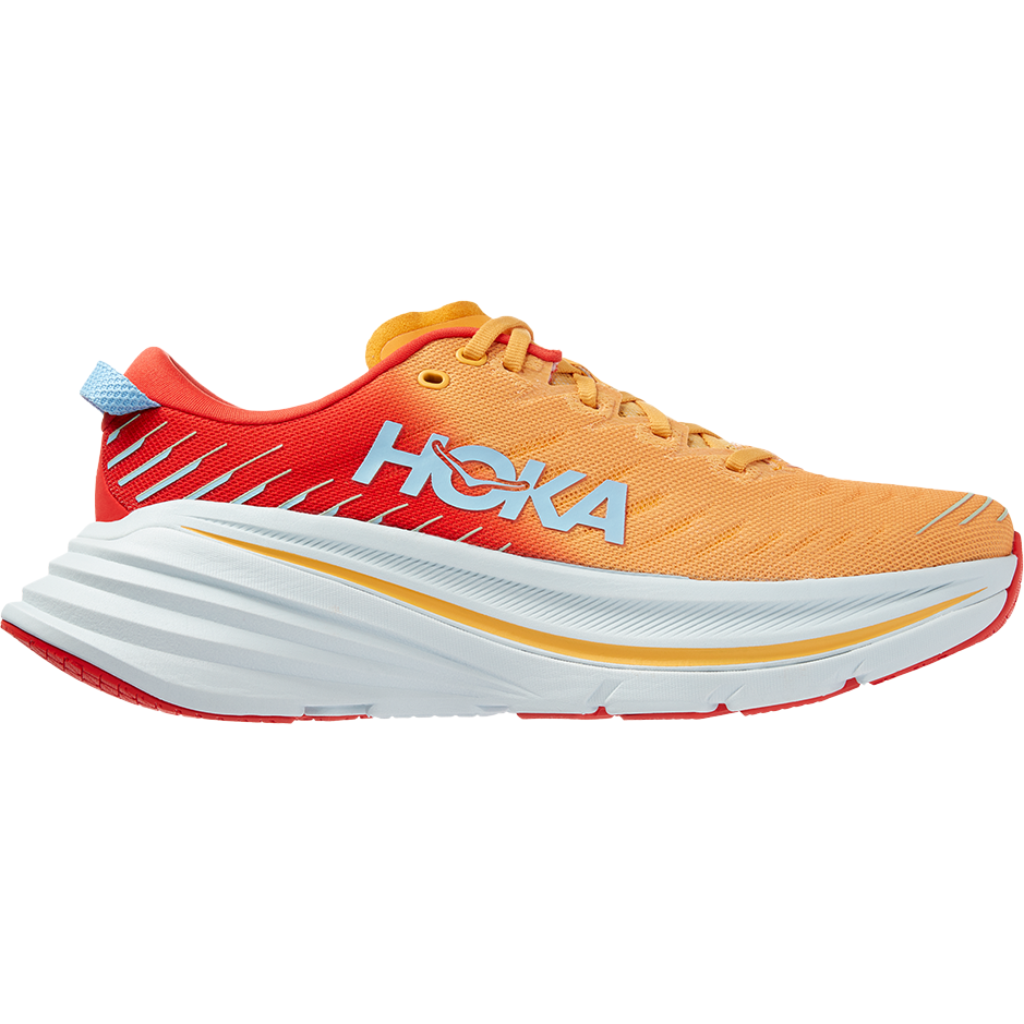 Men's Hoka Bondi X, Fiesta/Amber Yellow, 11.5 D Medium