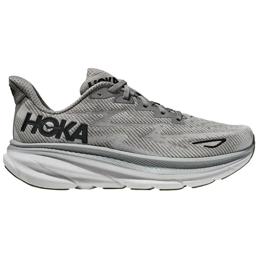 Men's Hoka Clifton 9, Harbor Mist/Black, 11 D Medium