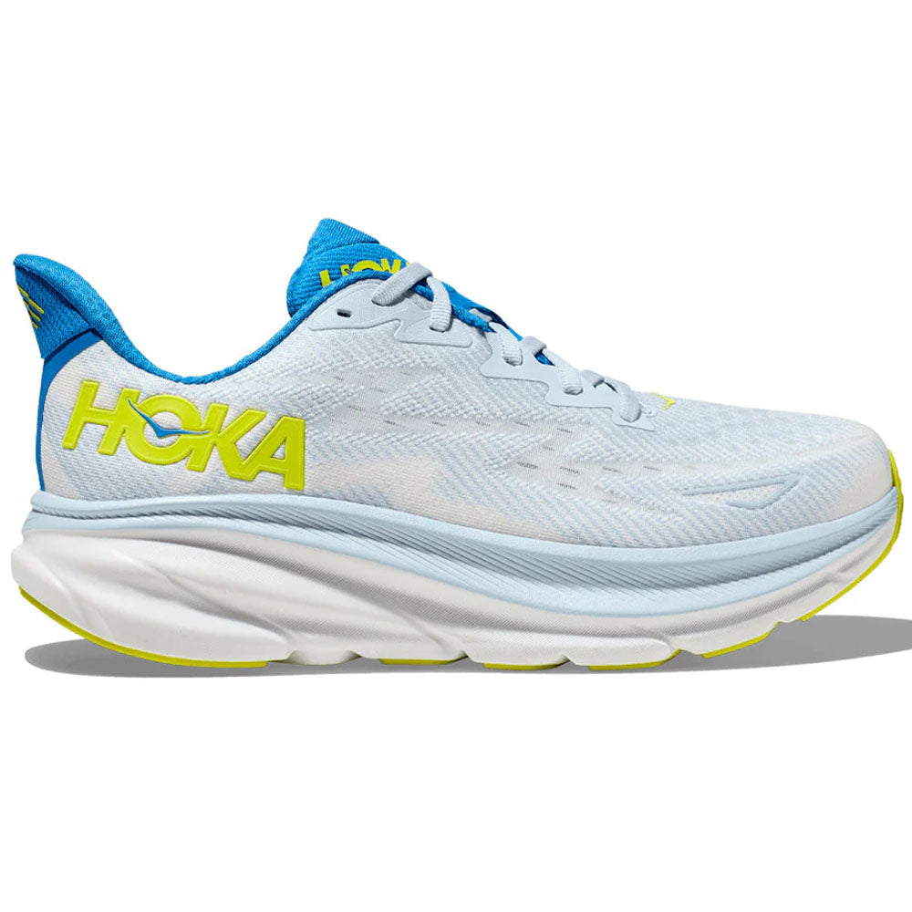 Men's Hoka Clifton 9, Ice Water/Evening Primrose, 11.5 D Medium