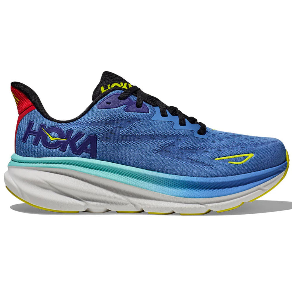 Men's Hoka Clifton 9, Virtual Blue/Cerise, 10 D Medium