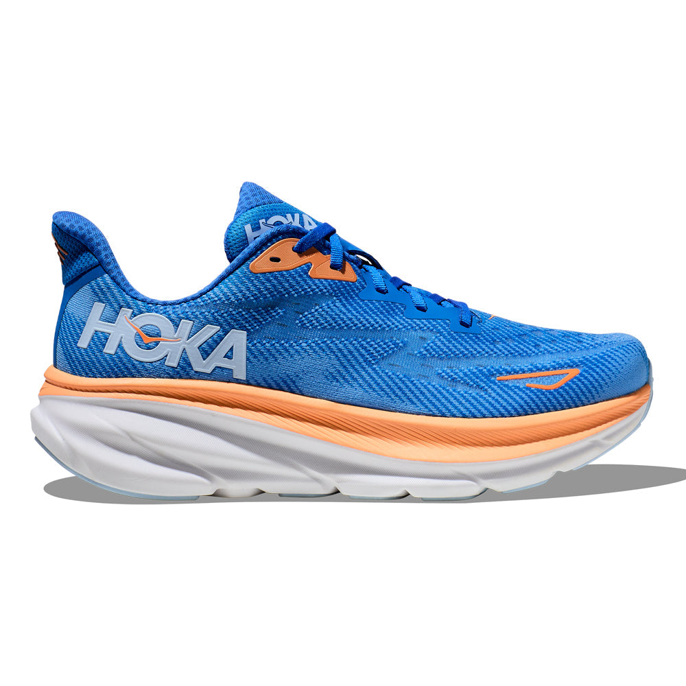 Men's Hoka Clifton 9, Coastal Sky/All Aboard, 11 D Medium