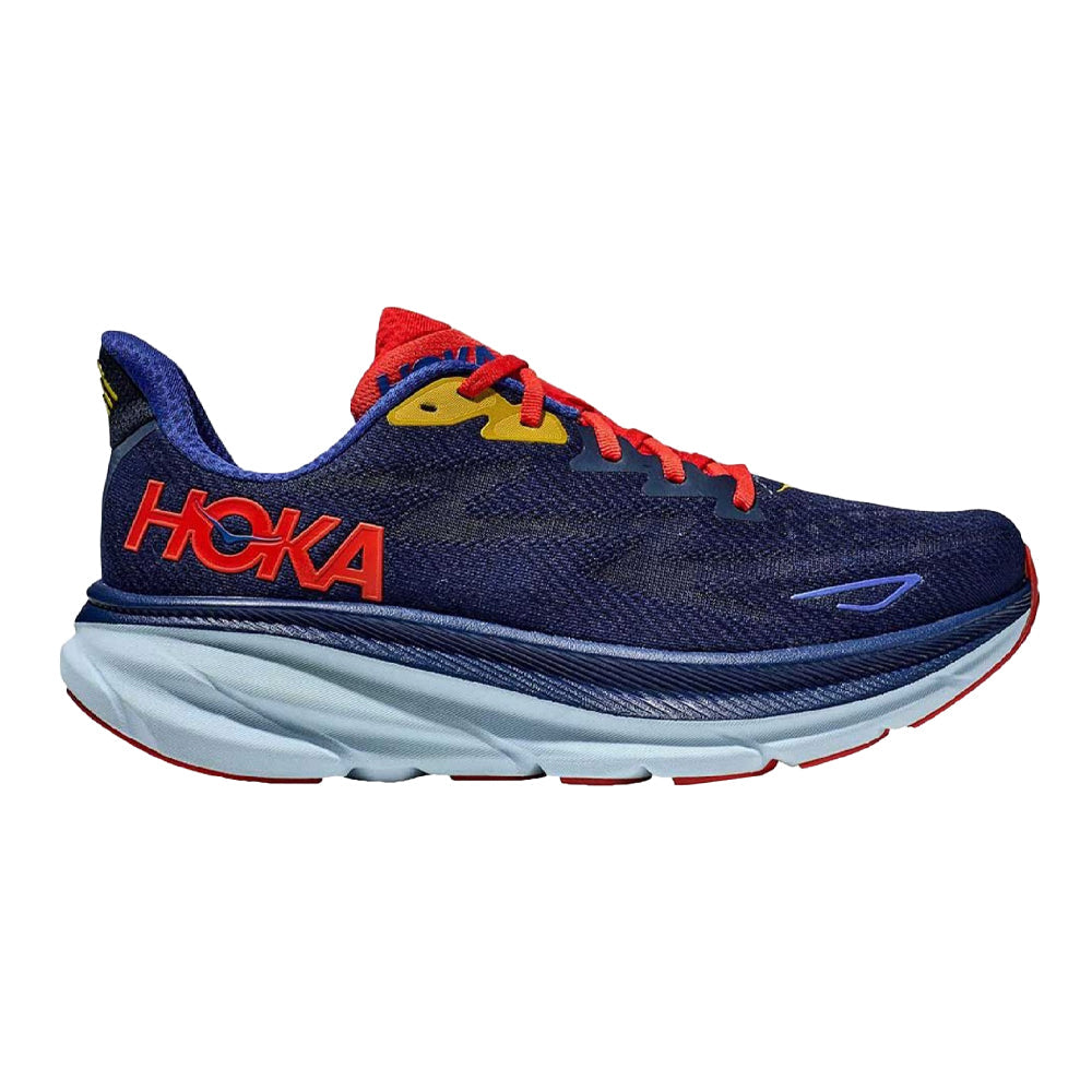 Men's Hoka Clifton 9, Bellwether Blue/Dazzling Blue, 12.5 D Medium
