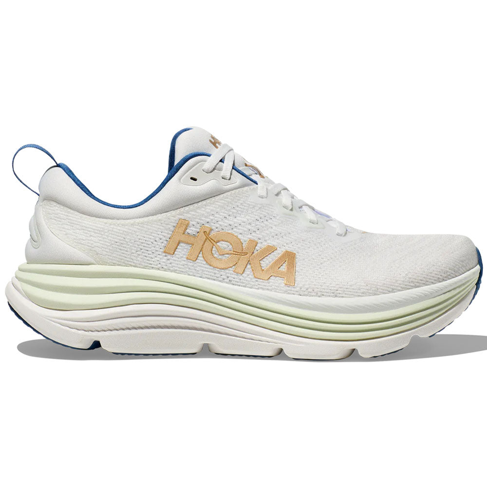 Men's Hoka Gaviota 5, Frost/Gold, 12 D Medium