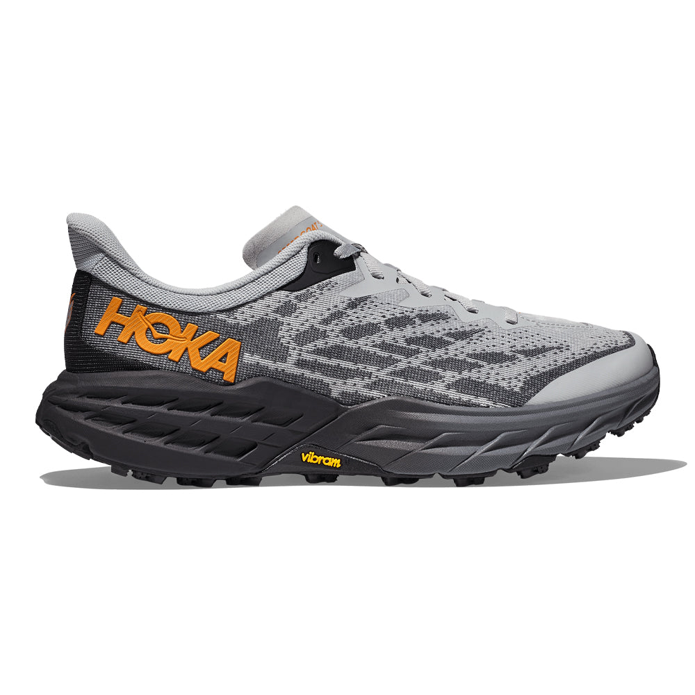 Men's Hoka Speedgoat 5, Harbor Mist/Black, 10 D Medium