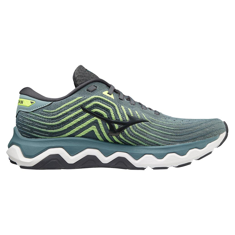 Men's Mizuno Wave Horizon 6, Smoke Blue/Ebony, 10.5 D Medium