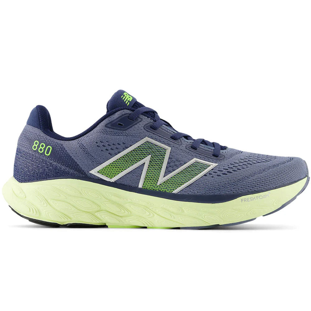 Men's New Balance Fresh Foam X 880v14, Arctic Grey/Limelight, 8 D Medium
