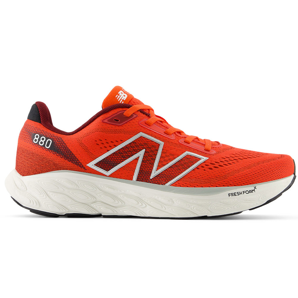 Men's New Balance Fresh Foam X 880v14, Neo Flame/Mercury Red/Sea Salt, 11.5 D Medium