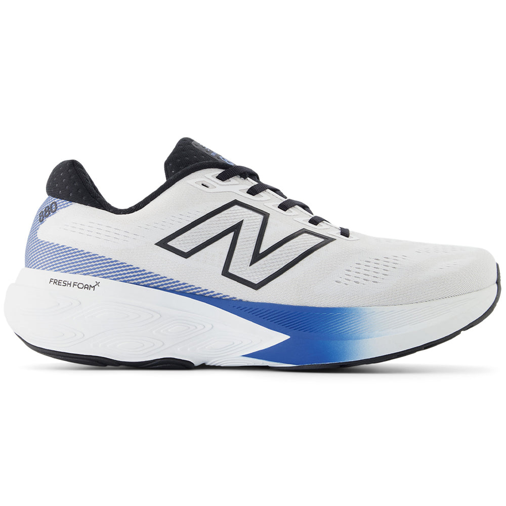 Men's New Balance Fresh Foam X 880v15, NB 103 White/Blue Agate/Black, 9.5 D Medium