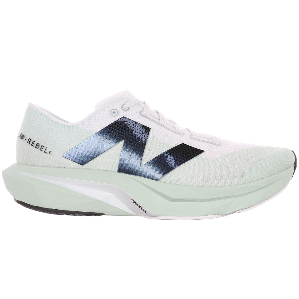 Men's New Balance FuelCell Rebel v4, Clay Ash/White/Black, 12 D Medium