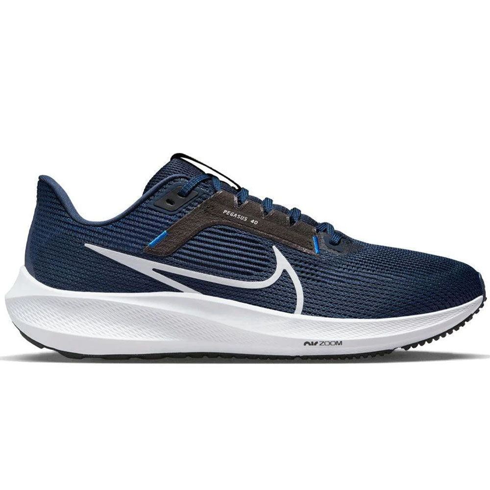 Men's Nike Pegasus 40, Midnight Navy/Pure Platinum-Black, 7 D Medium