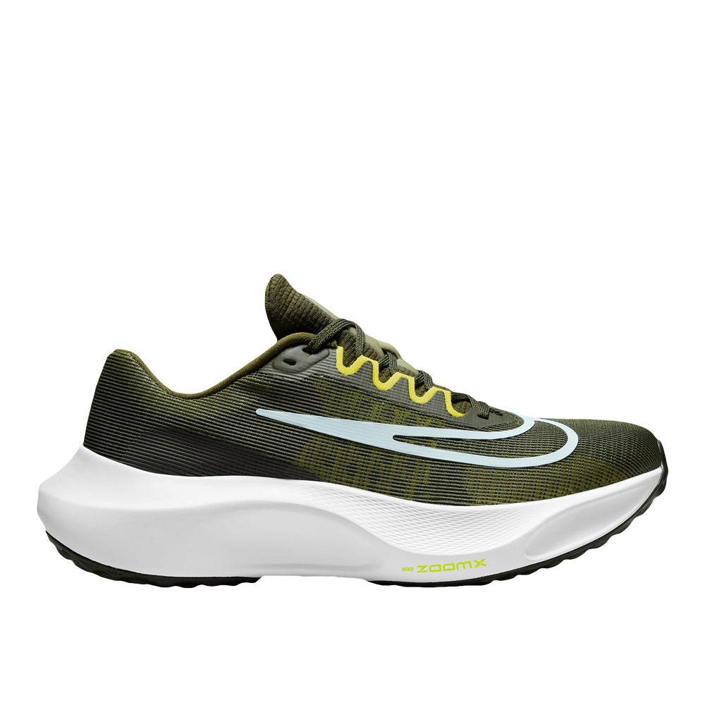 Men's Nike Zoom Fly 5, Cargo Khaki/Glacier Blue, 8 D Medium