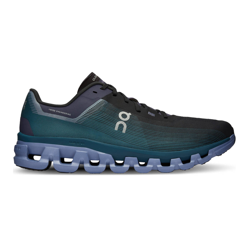 Men's On Cloudflow 4, Black/Storm, 12 D Medium
