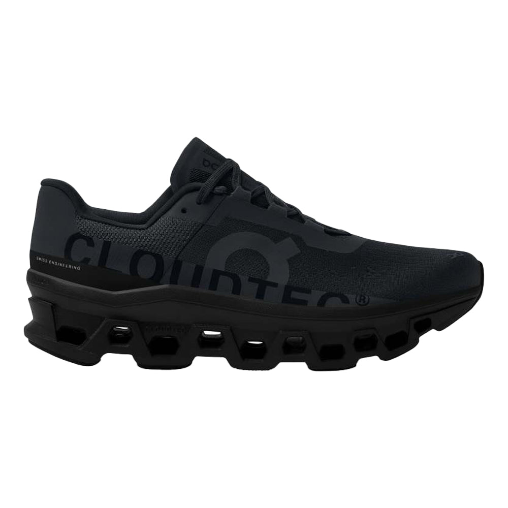 Men's On Cloudmonster, All Black, 9 D Medium