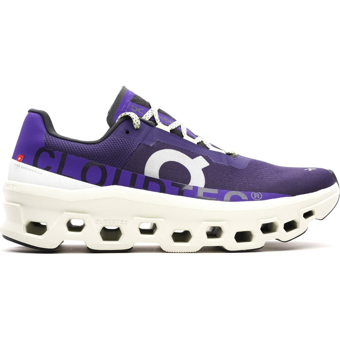 Men's On Cloudmonster, Acai/Aloe, 13 D Medium