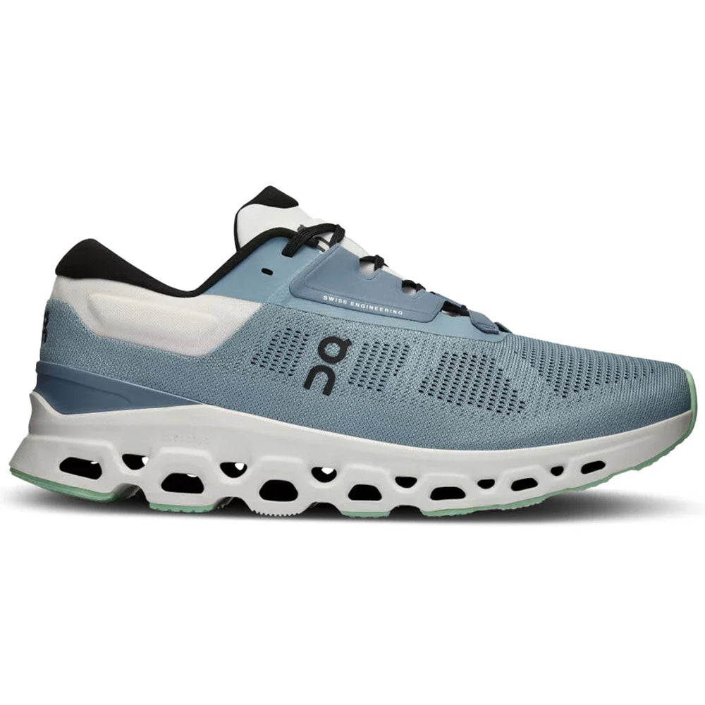 Men's On Cloudstratus 3, Wash/Metal, 12 D Medium