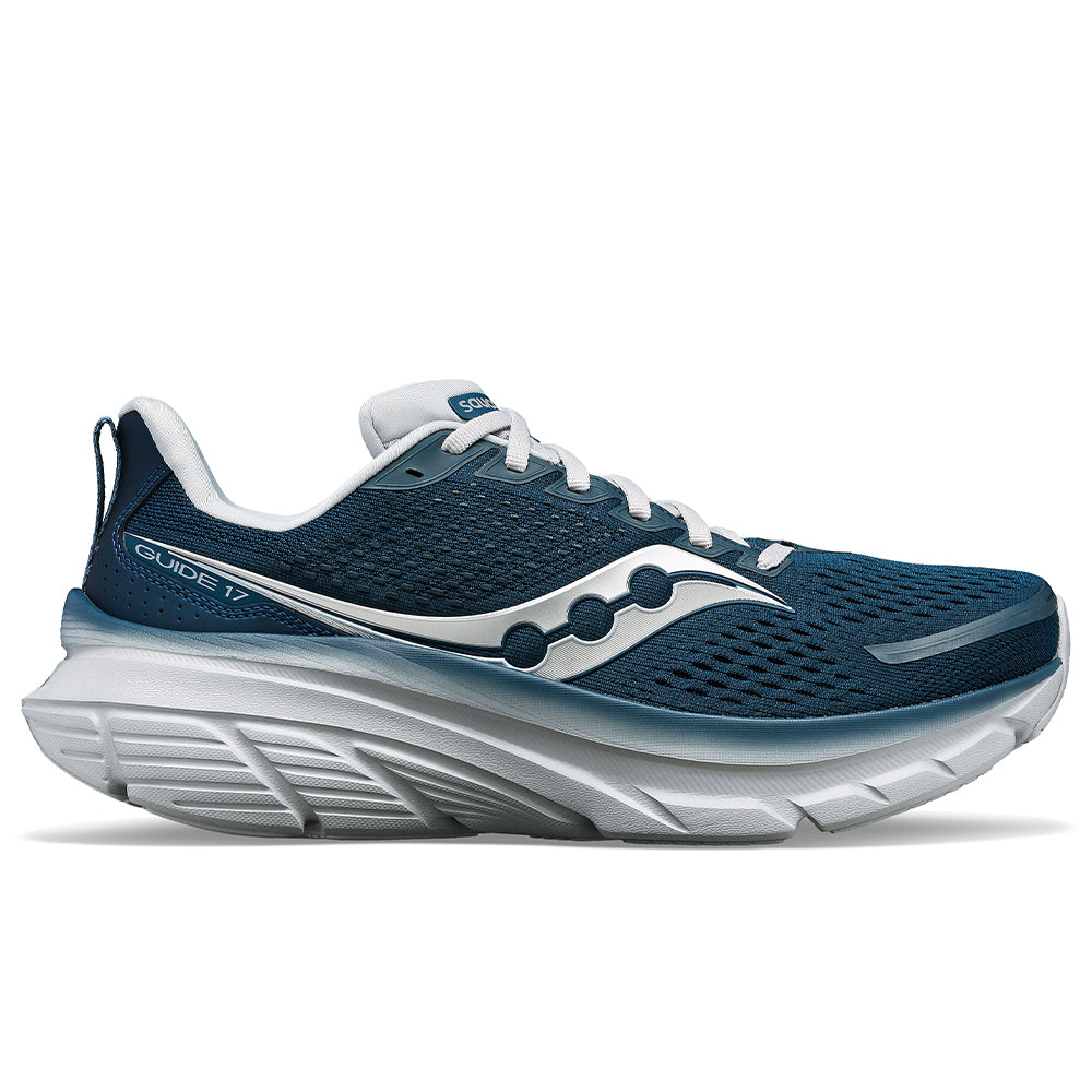 Men's Saucony Guide 17, Denim/Cloud, 12.5 D Medium