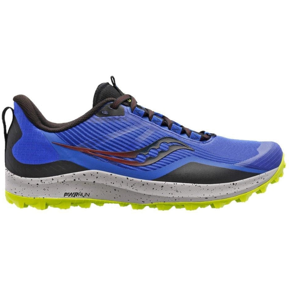 Men's Saucony Peregrine 12, Blue Raz/Acid, 13 D Medium