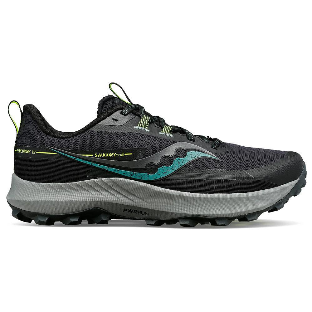 Men's Saucony Peregrine 13, Wood/Fossil, 9.5 D Medium
