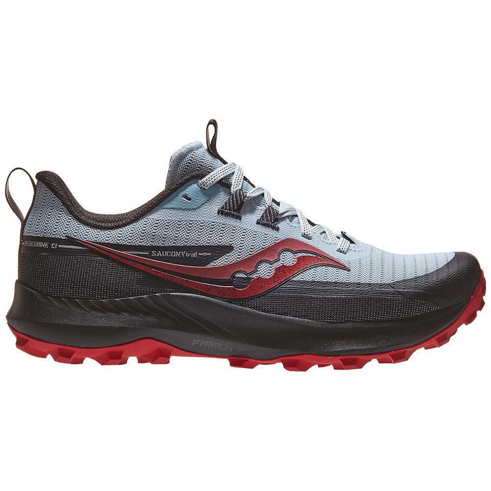 Men's Saucony Peregrine 13, Vapor/Poppy, 10 D Medium