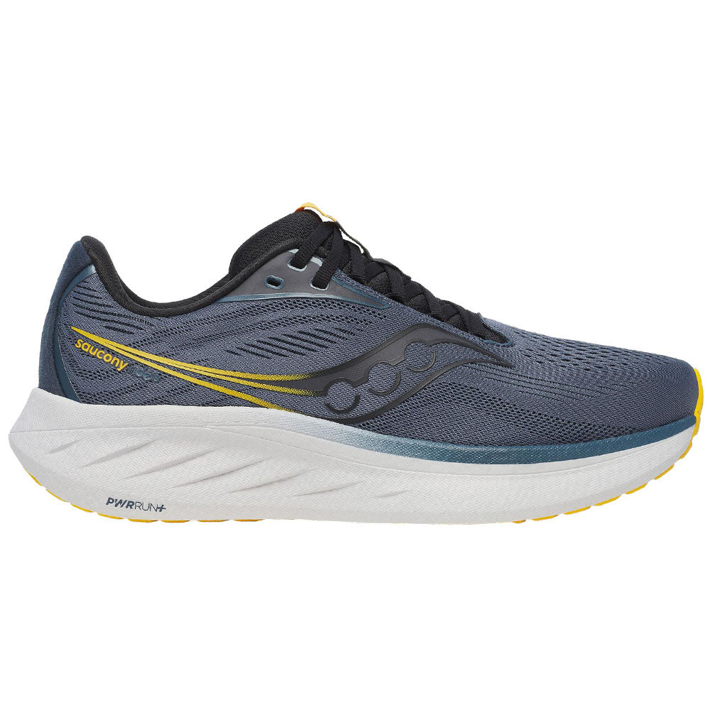 Men's Saucony Ride 18, Dusk/Pollen, 15 D Medium