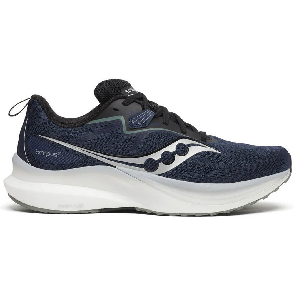 Men's Saucony Guide 17, Carbon/Black, 8.5 D Medium