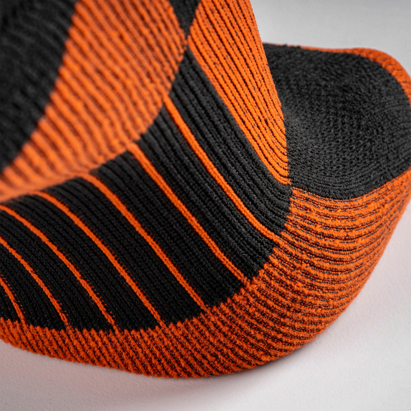 MudGear Quarter (¼) Crew Socks - Black/Orange (2 pair pack)