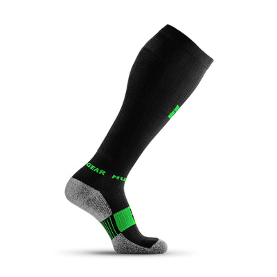 Tall Compression Socks (Black/Green)