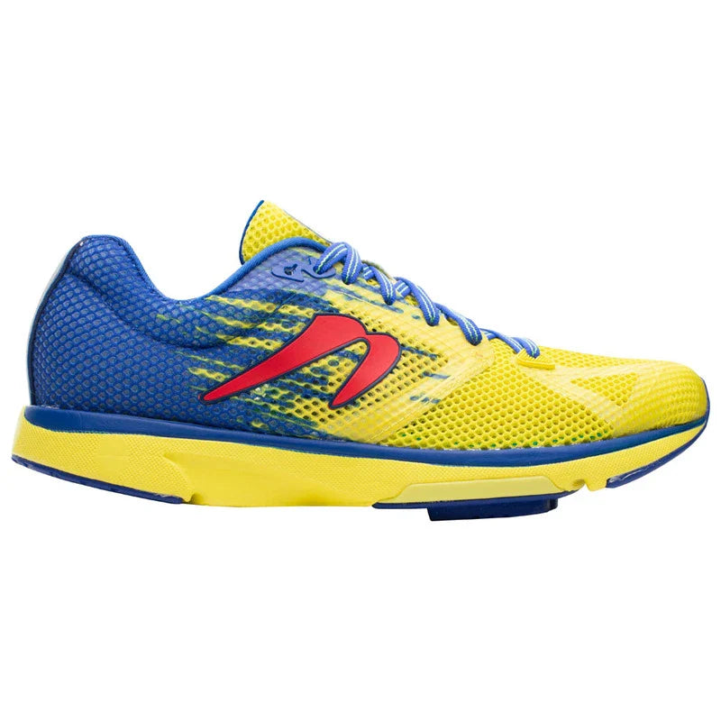 Men's Newton Running Distance S 10, Yellow/Royal Blue, 14 D Medium
