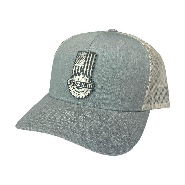 F3 Naperville Buzz Saw Leatherette Patch Hat Pre-Order August 2023