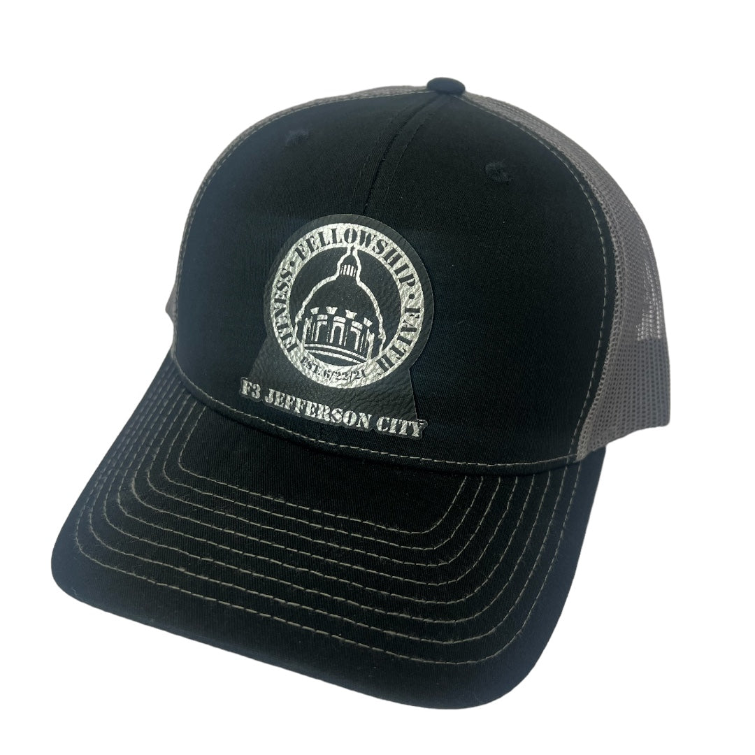 F3 Jefferson City Leatherette Patch Hat Pre-Order August 2023