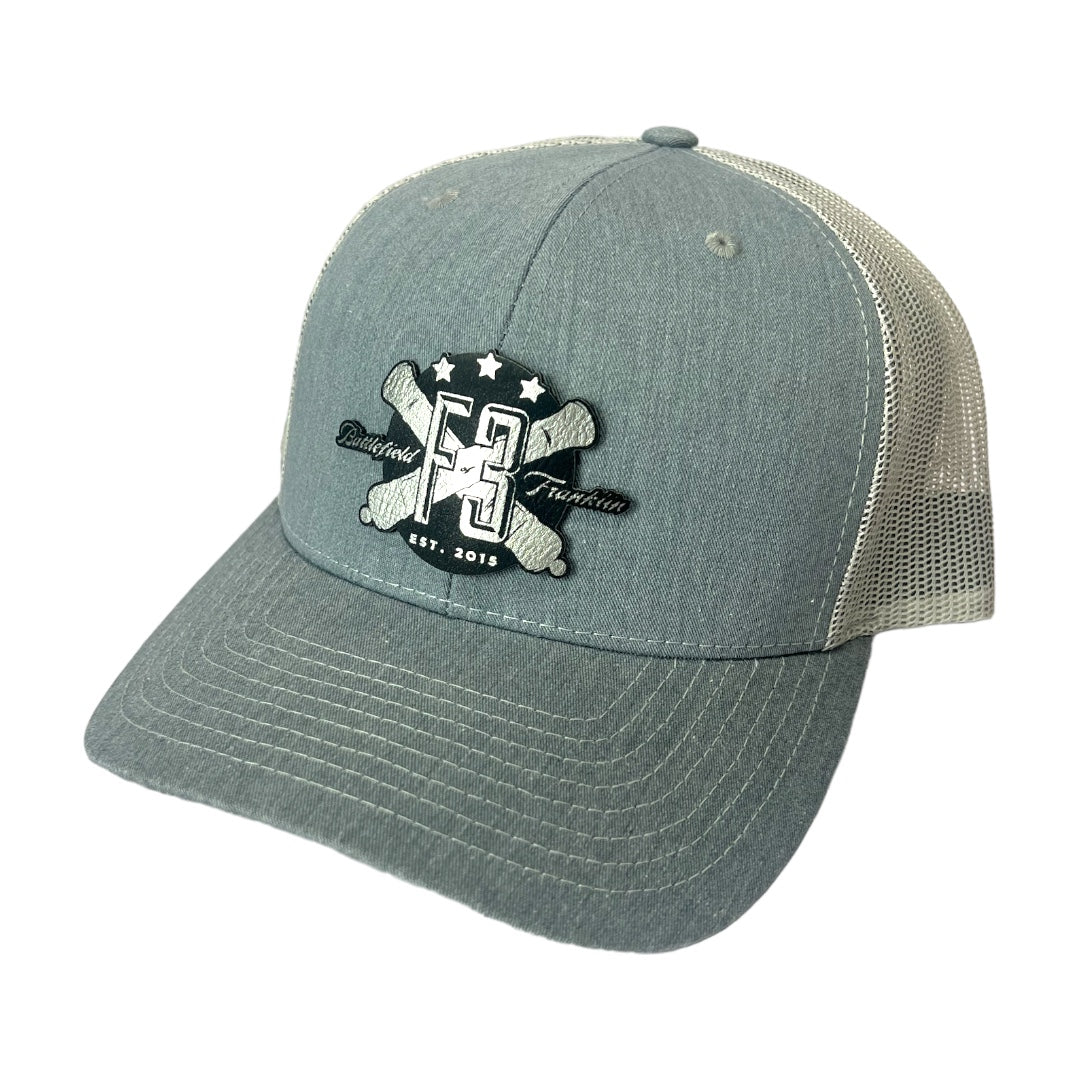 F3 Franklin Battlefield Leatherette Patch Hat Pre-Order August 2023