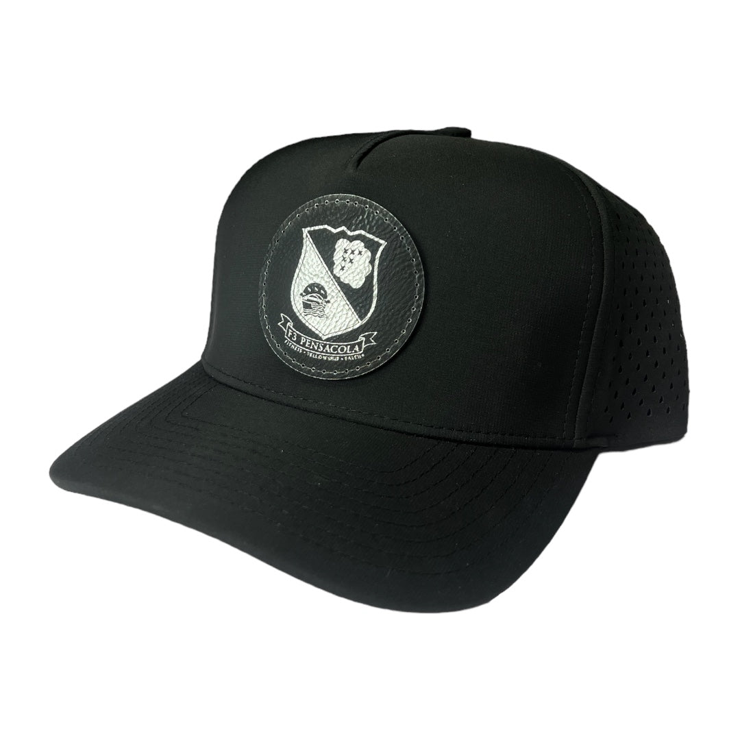 F3 Pensacola Leatherette Patch Hat Pre-Order August 2023