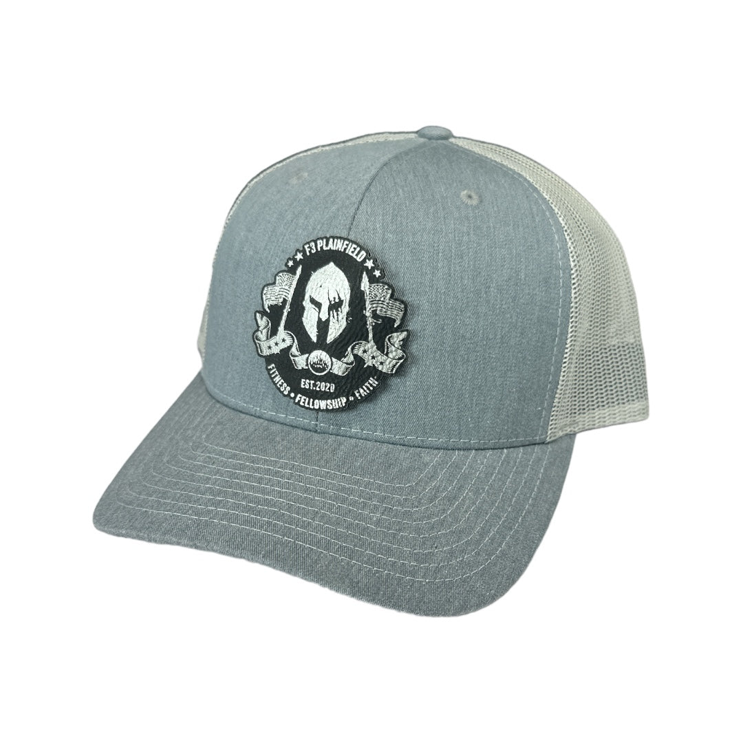 F3 Plainfield Region Leatherette Patch Hat Pre-Order September 2023