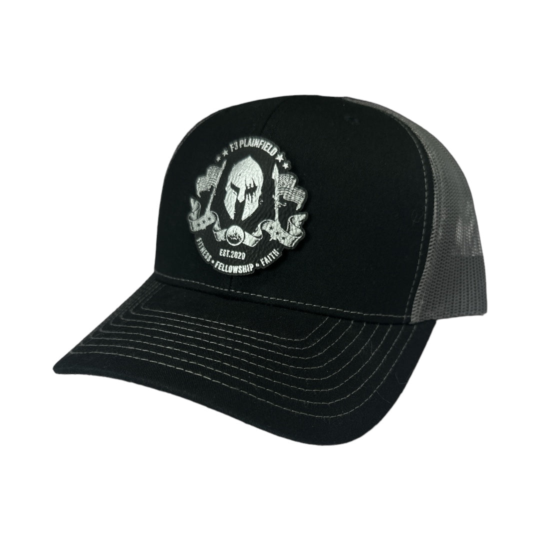 F3 Plainfield Region Leatherette Patch Hat Pre-Order September 2023