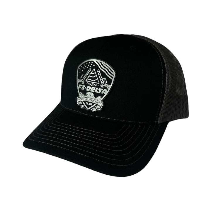 F3 Delta Leatherette Patch Hat Pre-Order October 2023