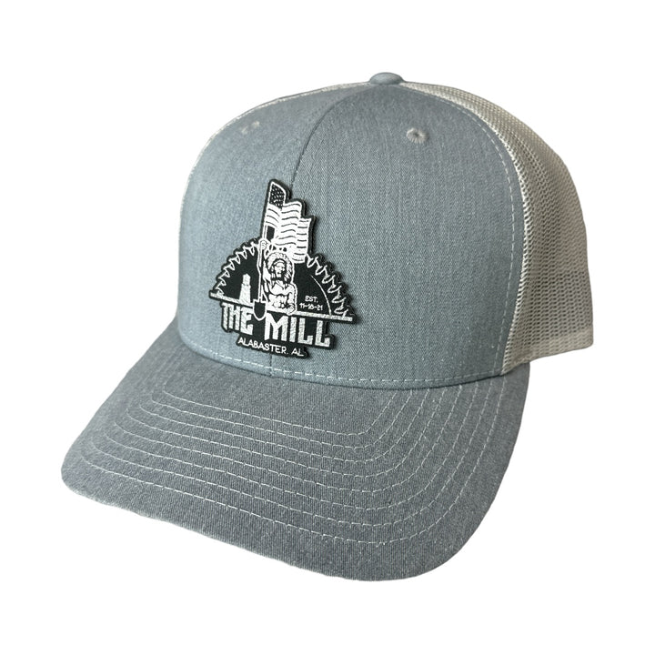 F3 The Mill, Alabaster Leatherette Patch Hat Pre-Order November 2023