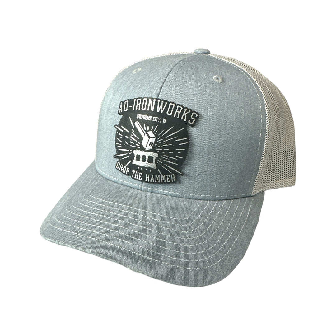 F3 Ironworks Drop The Hammer Leatherette Patch Hat Pre-Order November 2023