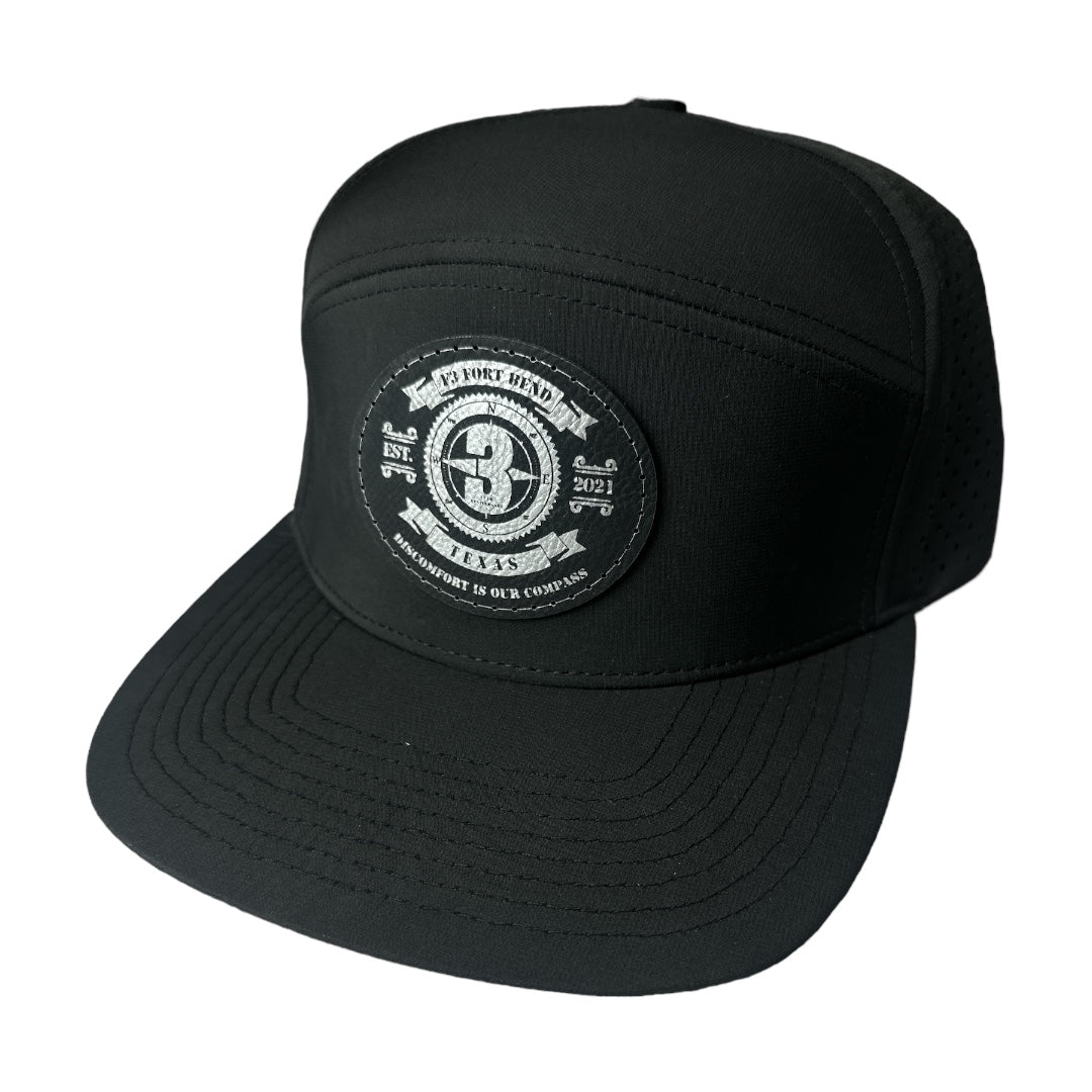 F3 Fort Bend TX 3 Year Anniversary Leatherette Patch Hat Pre-Order December 2023