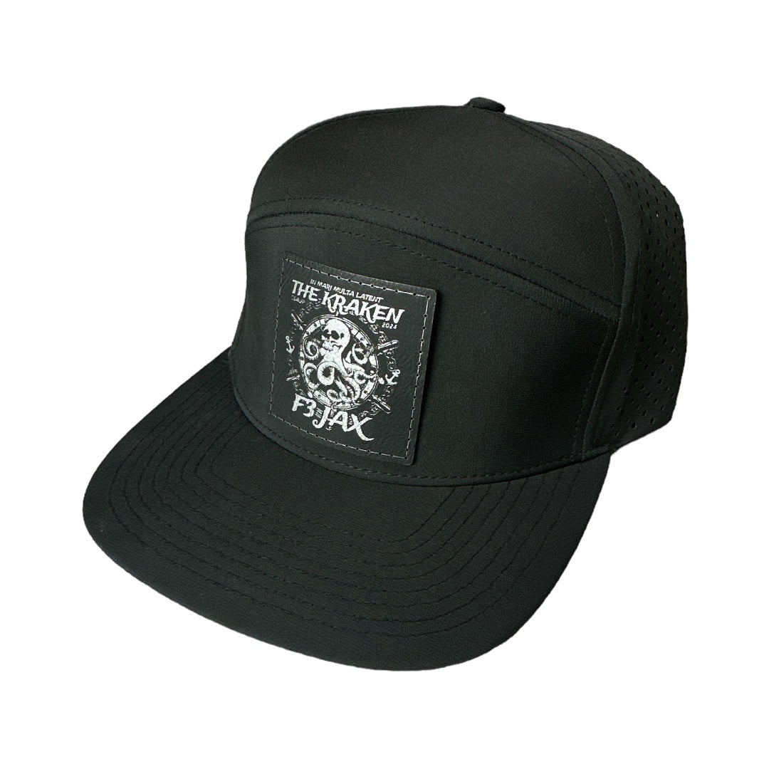 F3 Jacksonville The Kraken 2024 Leatherette Patch Hat Pre-Order December 2023
