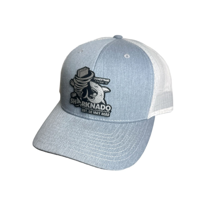 F3 Grandstand Sharknado Leatherette Patch Hat Pre-Order January 2024