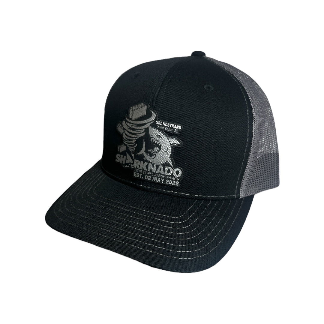 F3 Grandstand Sharknado Leatherette Patch Hat Pre-Order January 2024