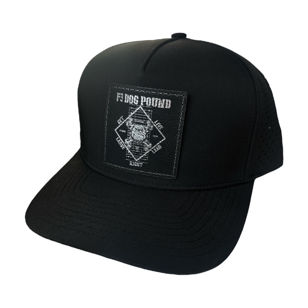 F3 Fort Bend Dog Pound Leatherette Patch Hat Pre-Order January 2024